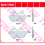 Купить запчасть TRW - MCB778SH 