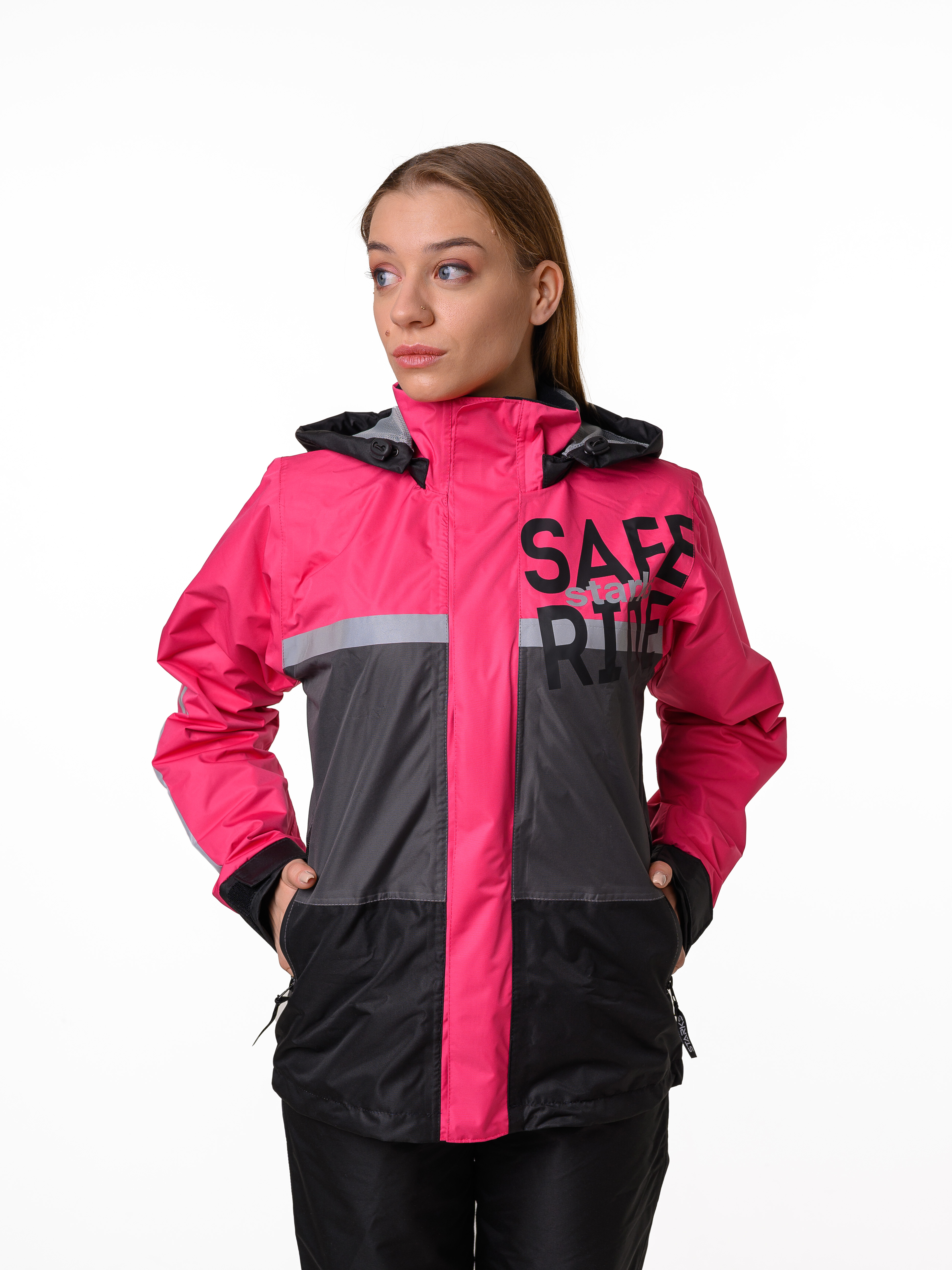 Купить запчасть STARKS - LC0083WS Дождевая куртка Dry Rain  (Цвет розовый ,Размер S)