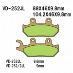 Купить запчасть VESRAH - VD252JL 